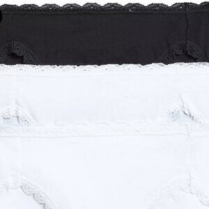 B.tempt'd by Wacoal Women's Inspired Eyelet Hi-Leg Panty 3 Pack in Basic M NWT